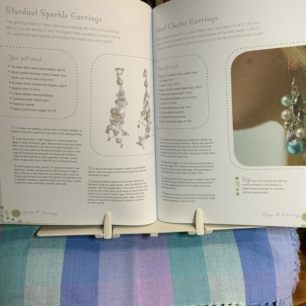 Book - Beaded Treasures By Dorothy Wood - Beaded Jewelry - Picture 12 of 16